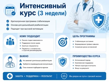 Реабилитация за 21 день в СВАО Москвы